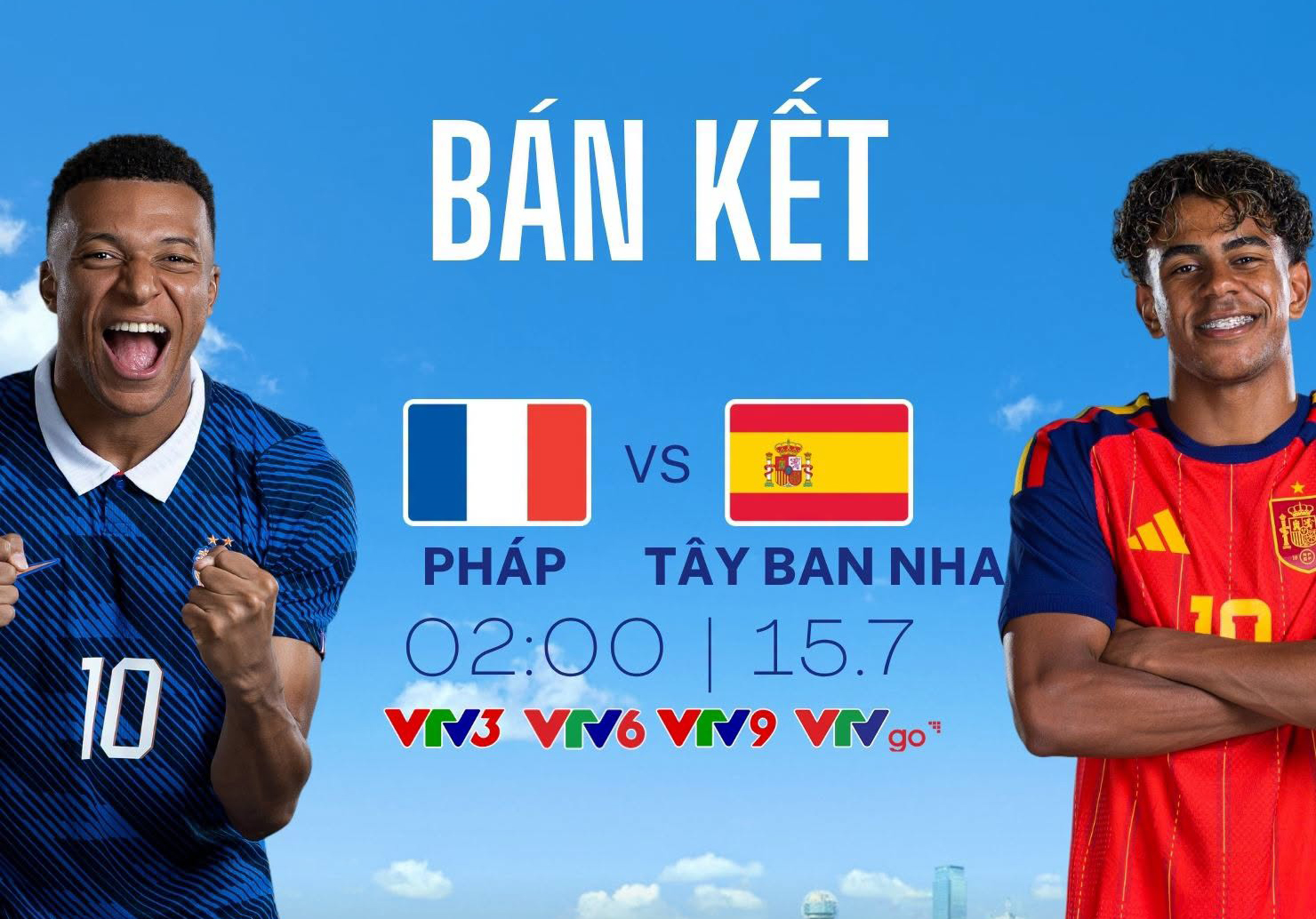 Link xem trực tiếp Pháp và Tây Ban Nha, bán kết World Cup 2026